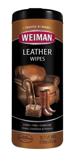 Weiman Leather Conditioning Toallitas Acondicionar Cuero