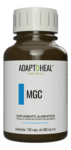 Adaptoheal Citrato De Magnesio 150 Cápsulas De 500 Mg Sabor Sin Sabor