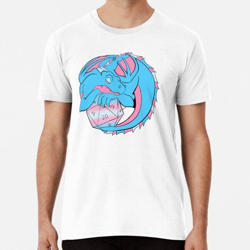 Remera Dnd Trans Pride Dragon Dice, Transgénero D20 Algodon 