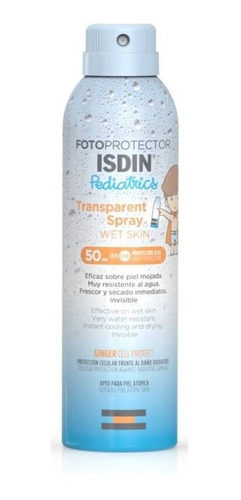 Isdin Fotoprotector Transparente Infantil Fps 50 50 Ml.