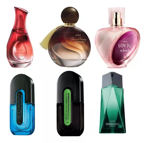 Combo 03 Perfumes Femininos E 03 Perfumes Masculinos - Avon