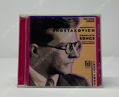 Shostakovich - Complete Songs Famous Cycles Vol 3 Cd 2003 (Usado)