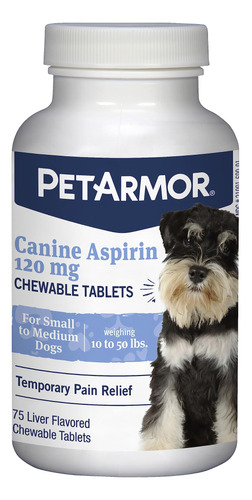 Petarmor Aspirina Para Perros Pequenos, Alivio Rapido Del Do