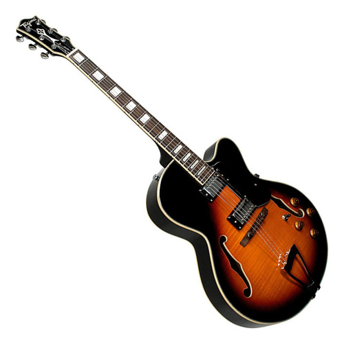 Guitarra Semi-acustica Escala Escura Jazz-1900 Vsb Tagima