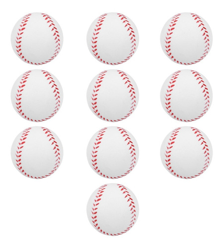 Paquete De 10 Pelota Antiestrés   De Bola De Baseball