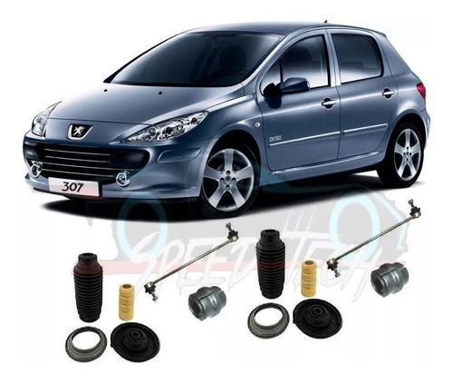 Kit Coxim Batente Bieleta Bucha Barra Peugeot 307 02 A 2012