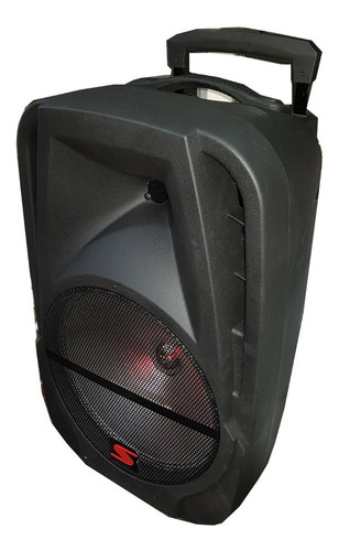 Parlante Portatil 12 Inalambrico Bateria Y 220v Radio Potencia 4000w Bluetooth + Microfono Karaoke Luces Led + Sonido
