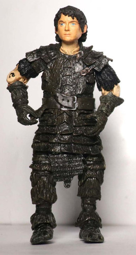 Frodo Goblin Armor Boneco Toy Biz O Senhor Dos Anéis 2003