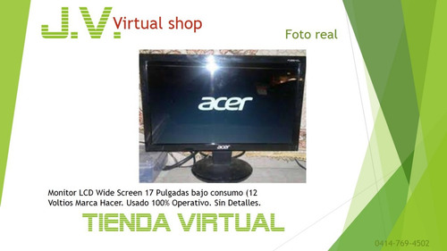 Monitor 17 Pulgadas Acer Lcd Ws Refurbisheb