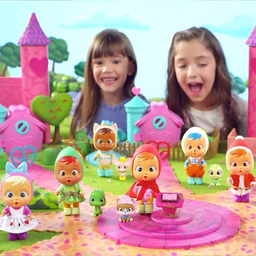Imagen 2 de 9 de Muñeca Bebes Llorones Y Casita Lloran De Verdad Cry Babies