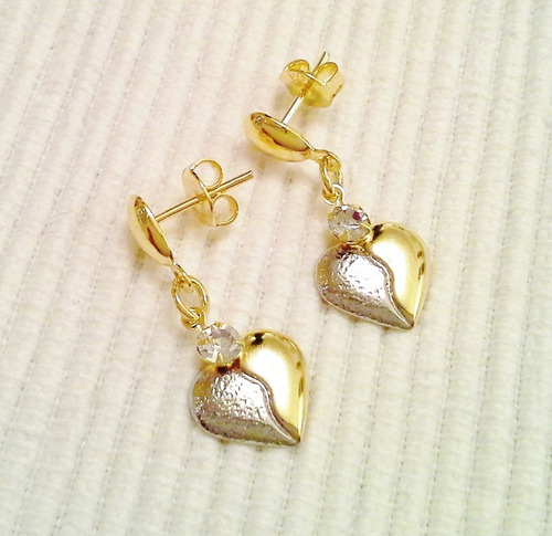 Imagen 8 de 10 de Tuerquita Tapita Mariposa Oro Gold Filled 14k P/ Aro Pasante