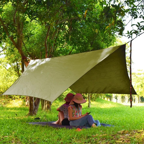 Kit Camping Senderismo Linterna, Parrilla, Lazo Lona Mochila