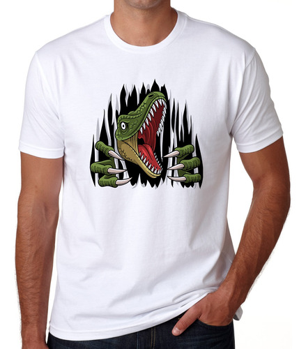 Playera Dinosaurio Con Ganas De Salir Encerrado Token