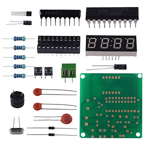 Organizador Digital Led Electronico Reloj Diy Kits Pcb Dc