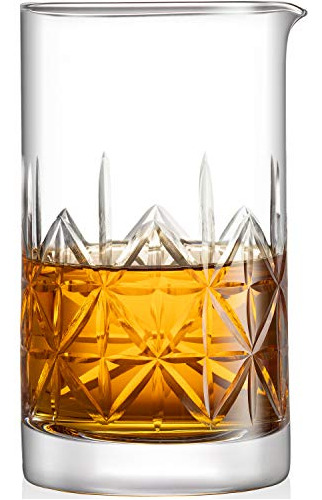 Vaso Mezclador De Cristal Para Cocteles De Mixology & Craft