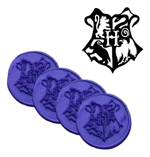 Sello Lacre Hogwarts Harry Potter 2.5cm En Poliacrilico