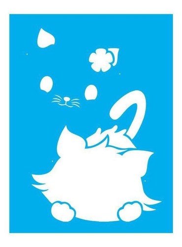 Stencil Tamako Gato - 15x20cm - Ref 8812