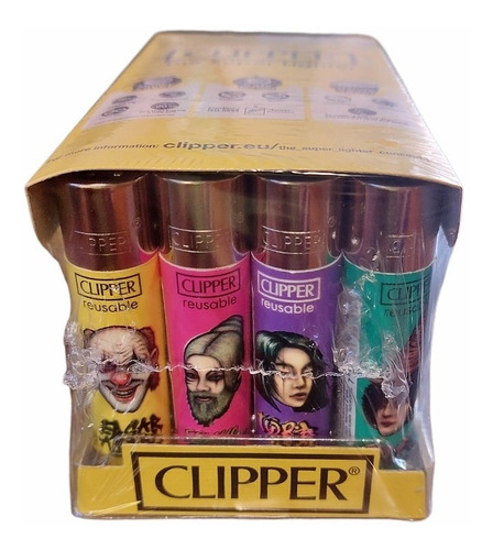 Clipper Lion Rolling Circus Display 24 Pz Con 6 Diseños Dif.