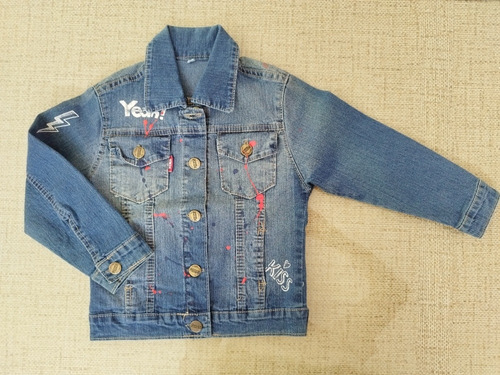 Campera Jean Oferta Unisex Talle 2 (2-3años Aprox)