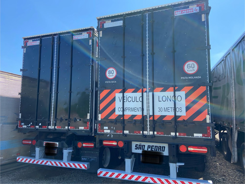 Carreta Sider Bitrem Rodotrem 2021 Com Pneus