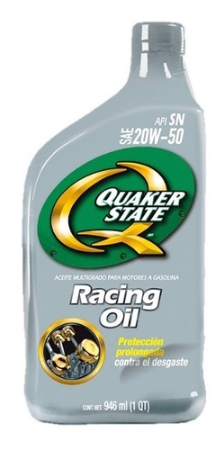 Aceite Multigrado Quaker State 20w50 946ml