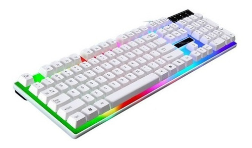 Teclado Gamer Iluminado Rgb Luz Led Full Color Gaming Vr6