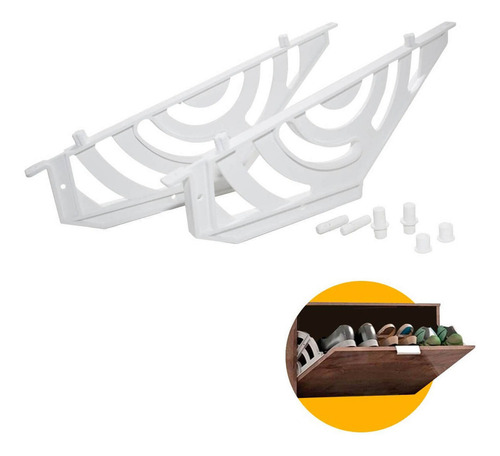 Kit Sistema Articulador Para Sapateira Simples 6 Unidades