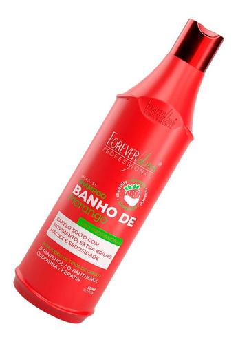 Forever Liss Shampoo Banho De Verniz Morango 500ml