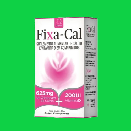 Vitamina Fixa-cal 625mg + 200ui 90 Cpm - Quaris