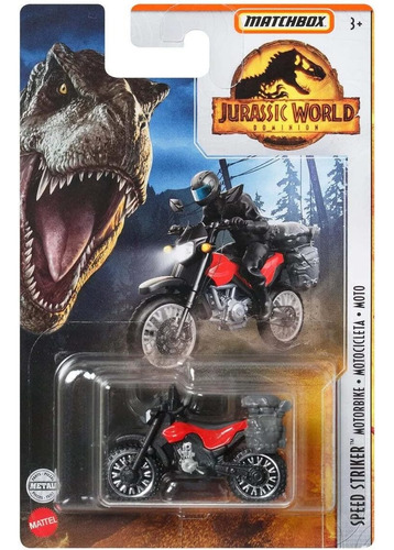 Speed Striker Moto Jurassic World Matchbox
