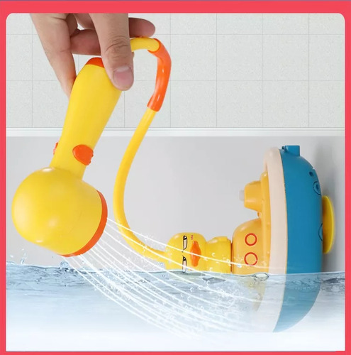 Set 3 Duck Shower De Agua Para Tina Baño Infantil De Bebe