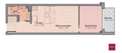 Imagen 10 de 18 de Southpoint Mexico 880 San Telmo A Estrenar 1 Ambiente