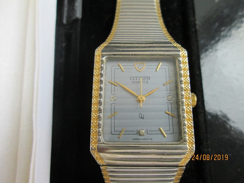 Relógio Citizen Quartz Feminino Japan Estojo Pulseira Metal