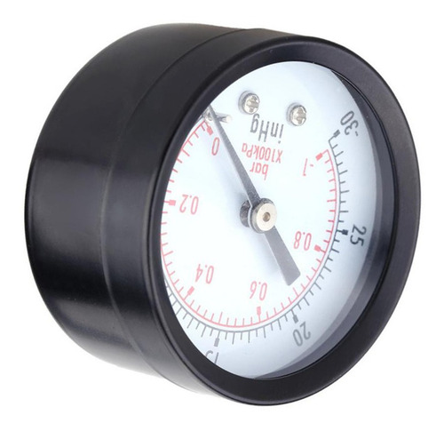 -30inhg / -1bar Mini Línea Manómetro De Vacío Aire De