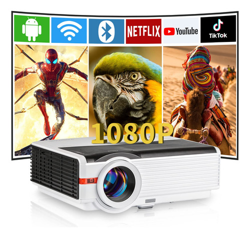 Proyector Wifi Bluetooth Full Hd 1080p, Proyector De Cine En