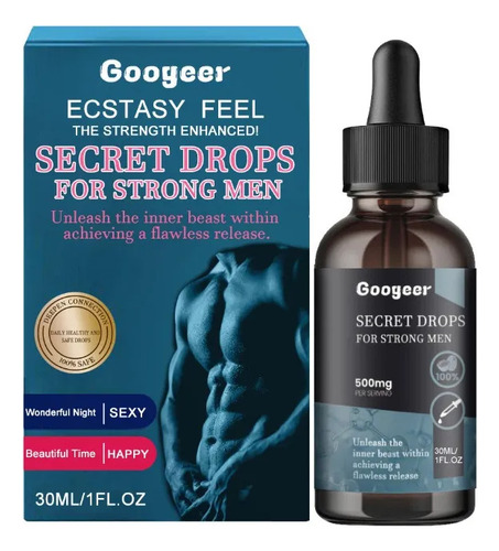 Googeer Secret Drops For Hombres Fuertes, 1 Garrafa