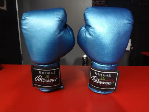 Imagen 6 de 7 de Par Guantes De Box Brilloso 8 Colores Palomares Genuino Fpx