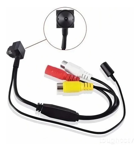 2 Micro Mini Câmeras Espiã Ahd Microfone P/ Cftv