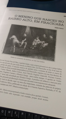 Livro Gatão - Do Xv Ao Corinthians - Tributo À Um Vencedor