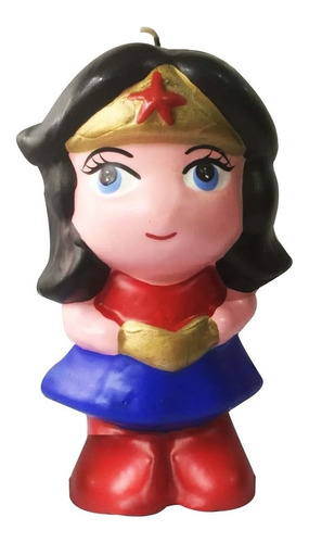 Mujer Maravilla Vela De Cera Vela Pastel Fiesta Wonder Woman