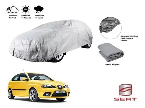 Cubierta Funda Cubreauto Afelpada Seat Ibiza 2003-2004