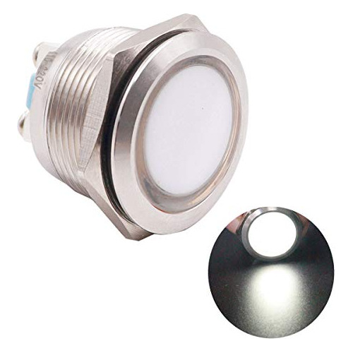 Luz Indicadora Led De Metal Impermeable De 22 Mm, 110v/...