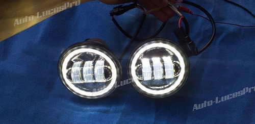 Halogenos Vehiculo Super Lujo Con Drl Ojo De Angel