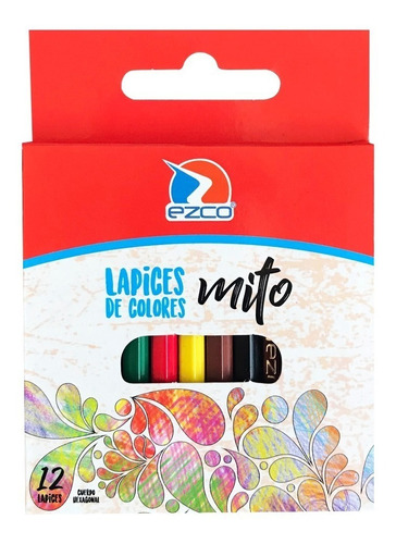 Lapiz Lapices Pinturitas De Colores Ezco  X 12 Cortos