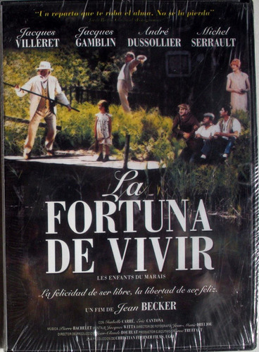 Dvd La Fortuna De Vivir - Michel Serrault - Nueva