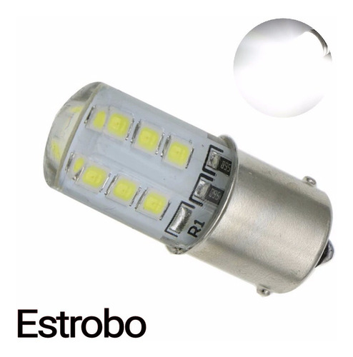 Foco Led De Gel Cuarto Y Stop 1157 S25 Bay15d Estrobo 3w