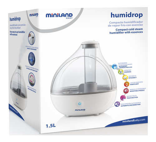 Humidificador Vaporizador Para Bebes Humidrop Miniland 89173