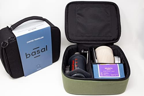 Kit Viajero Café Básico Con Sobreequipo En Verde