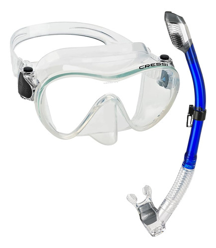 Cressi Scuba Diving Snorkeling Kit - Máscara De Apnea Y Snor