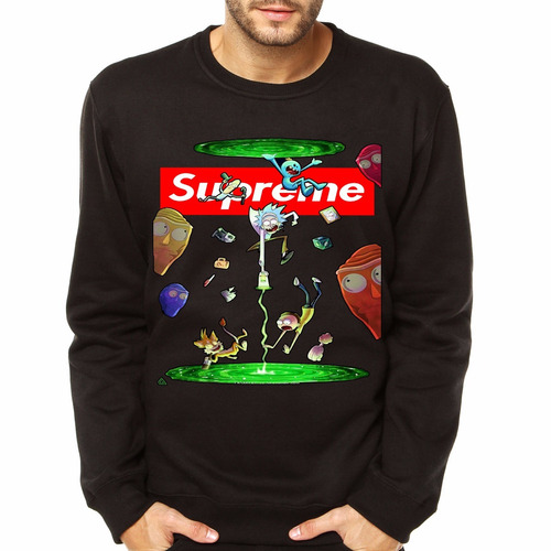 moletom supreme rick and morty